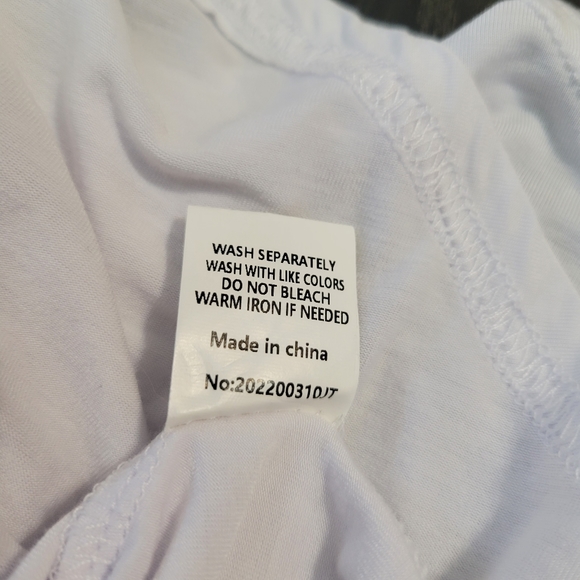 Women Plus Size V-Neck Short Sleeve T-Shirt XXL - Picture 9 of 9